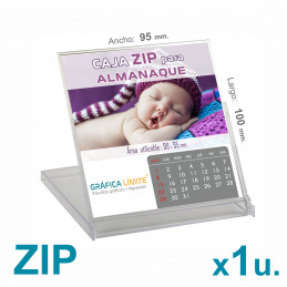 Caja ZIP Porta Calendario /...