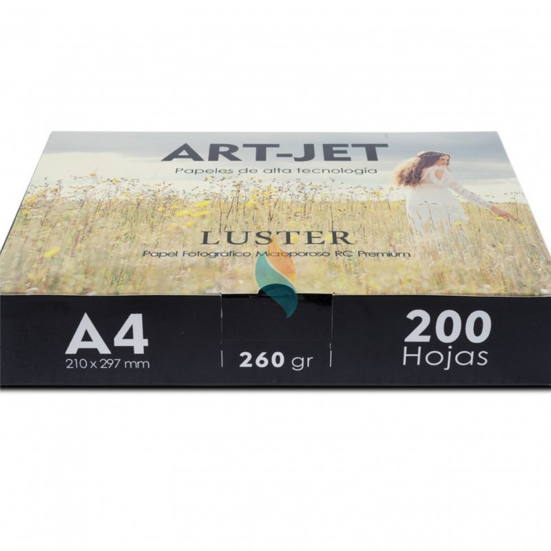 Papel Fotográfico Profesional A4 260 gr. Fine Luster x 200 hojas - Art-Jet