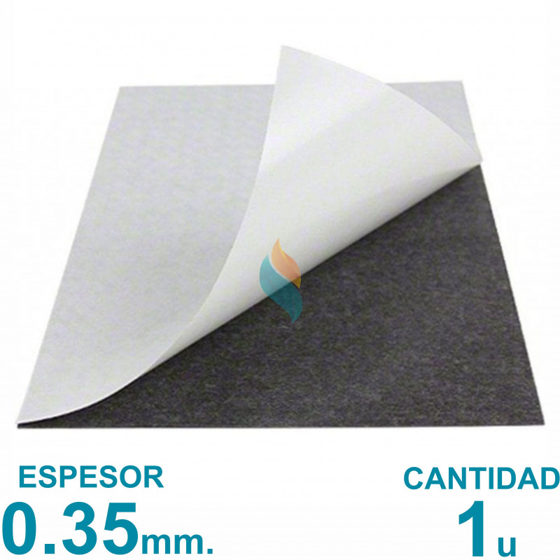 Plancha imán Autoadhesivo  A4 (21x29.7cm) x1 uni. - Grosor 0.35mm - Premium