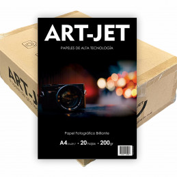 Papel Fotográfico A4 200 gr. Brillante x 1000 hojas - Art Jet PRECIO MAYORISTA