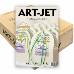 Papel Fotográfico Autoadhesivo A4 115 gr. Brillante x 1000 hojas - Art Jet PRECIO MAYORISTA