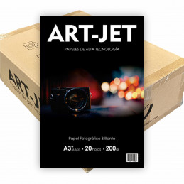 Papel Fotográfico A3+ 200 gr. Brillante x 500 hojas - Art Jet PRECIO MAYORISTA