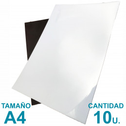 Iman Sublimable Blanco Brillante Plancha A4 x10u.
