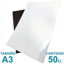 Iman Sublimable Blanco Brillante Plancha A3 x50u. PRECIO MAYORISTA