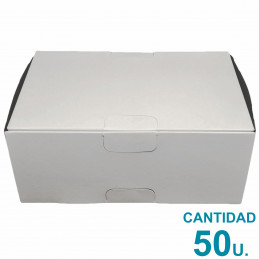 Caja Cartulina Blanca Packaging Multiuso 16 x 10.5 x 6.5 cm x50u