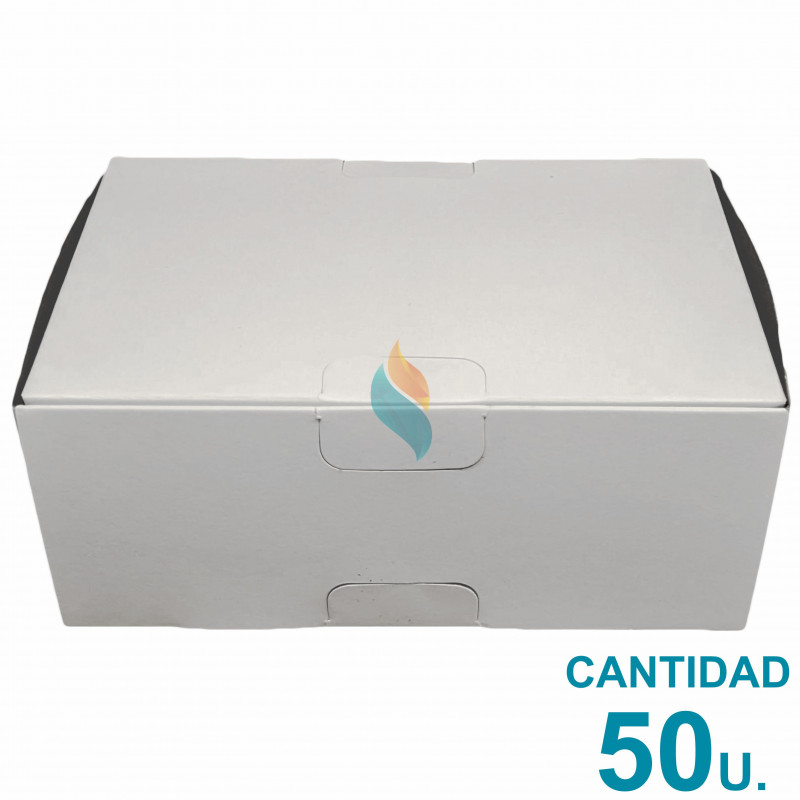 Caja Cartulina Blanca Packaging Multiuso 16 x 10.5 x 6.5 cm x50u