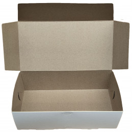 Caja Cartulina Blanca Packaging Multiuso 21 x 10.5 x 6.5 cm x100u