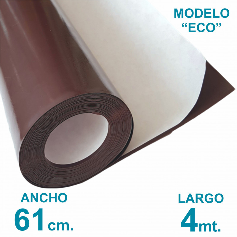 Rollo imán Autoadhesivo 4 mt. x 61 cm. - Adhesivado 60 cm - Grosor 0.35mm