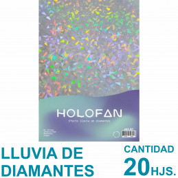 Holofan Lluvia Diamantes - A4 Fotográfico x 1000 hojas - Art Jet