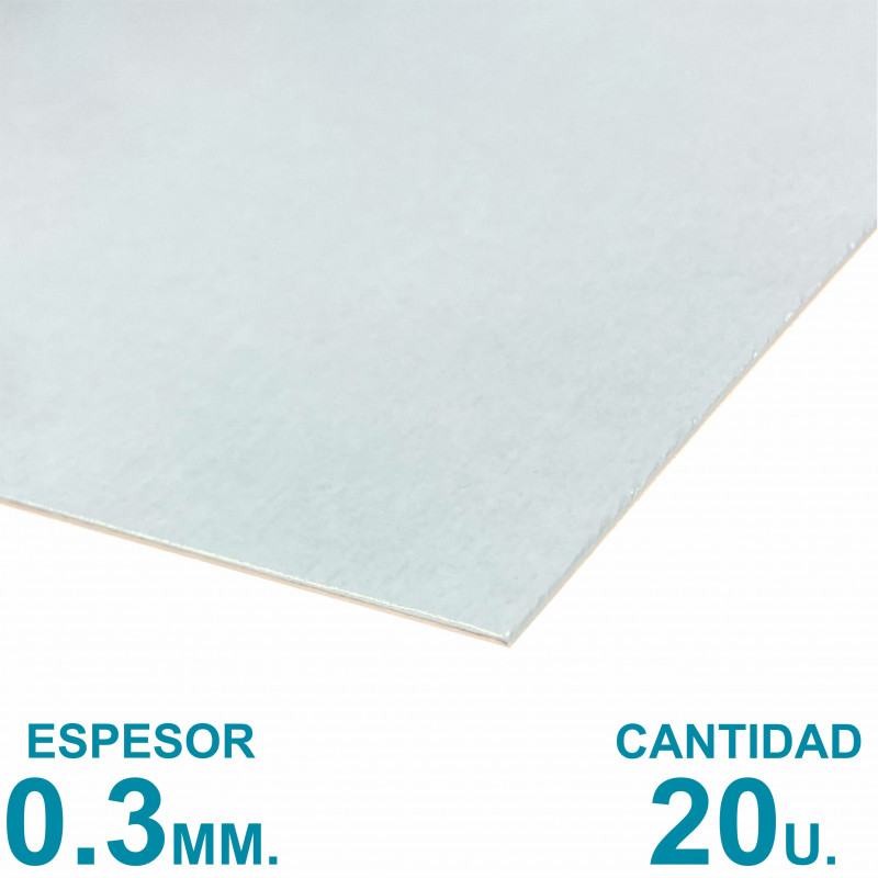 Cartulina Sublimable Blanco Brillante Plancha A4 x20u.