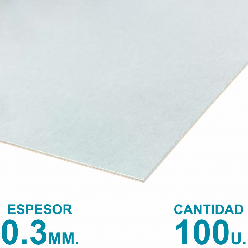 Cartulina Sublimable Blanco Brillante Plancha 350 gr. A4 x100u.