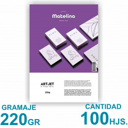 Papel Fotográfico A4 220 gr. Mate Doble Faz x 100 hojas - Art Jet