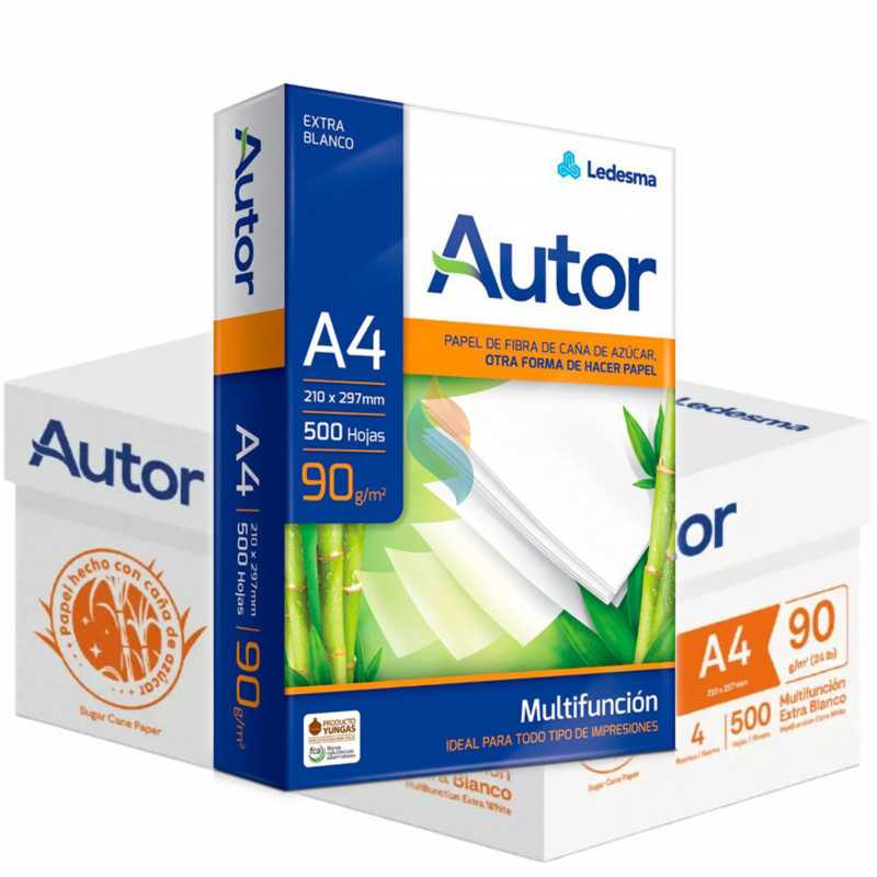 Caja Resmas A4 Papel Obra 90 gr. 500 hojas - Autor - Precio Mayorista