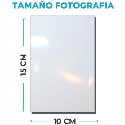 Papel Fotográfico 10x15cm 200 gr. Brillante x 100 hojas - Global