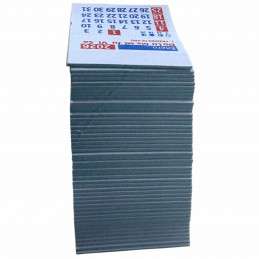 Almanaque 2026 Calendario Mignon Mensual 5.5x5 cm. Con Troquelado x6000u. PRECIO MAYORISTA