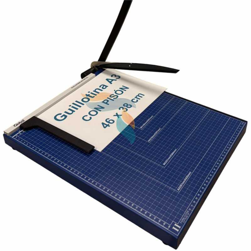 Guillotina Cizalla A3 metalica manual c/pison 46x38