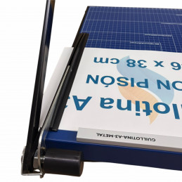 Guillotina Cizalla A3 metalica manual c/pison 46x38