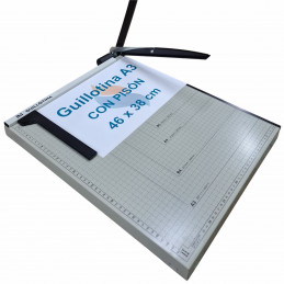 Guillotina Cizalla A3 metalica manual c/pison 46x38