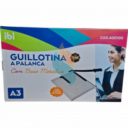 Guillotina Cizalla A3 metalica manual c/pison 46x38