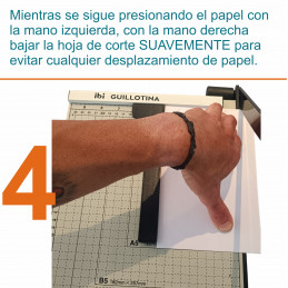 Guillotina Cizalla A4 metalica manual 30.5x25