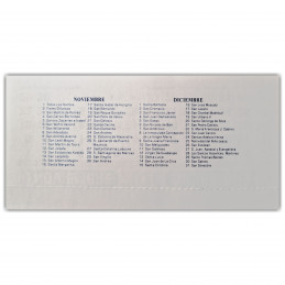 Almanaque 2027 Calendario Mignon Bi Mensual 14x8 cm. Con Troquelado x200u.
