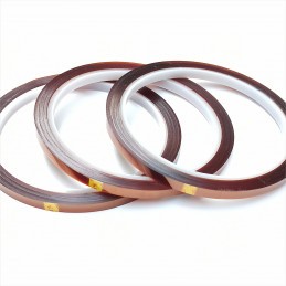 Cinta Térmica Adhesiva para Sublimación 5mm. x 30mts x5u. Kapton