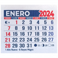 Calendarios Sin Troquelado 2025